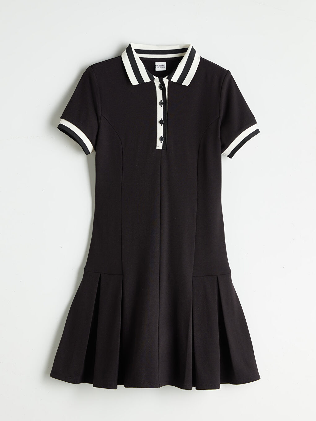 Polo Neck Girls' Dress