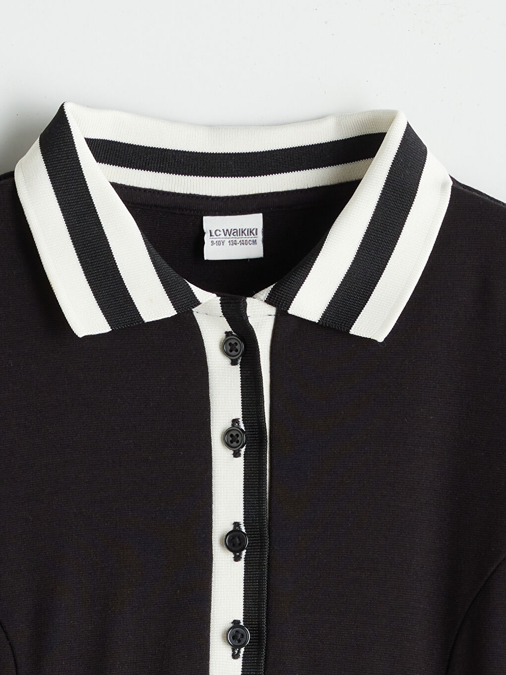 Polo Neck Girls' Dress-2