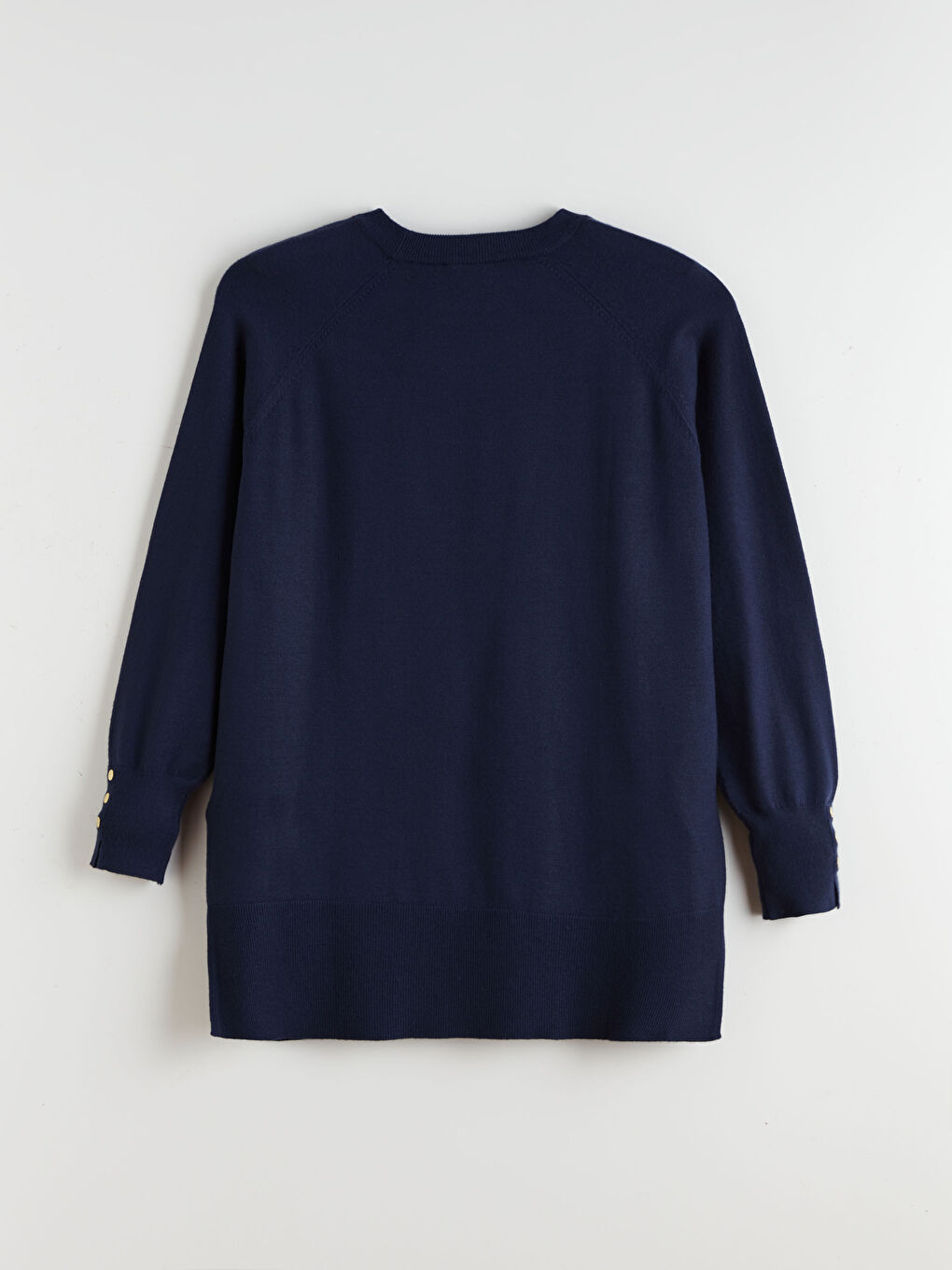 Crew Neck Women's Knitwear Tunic-5