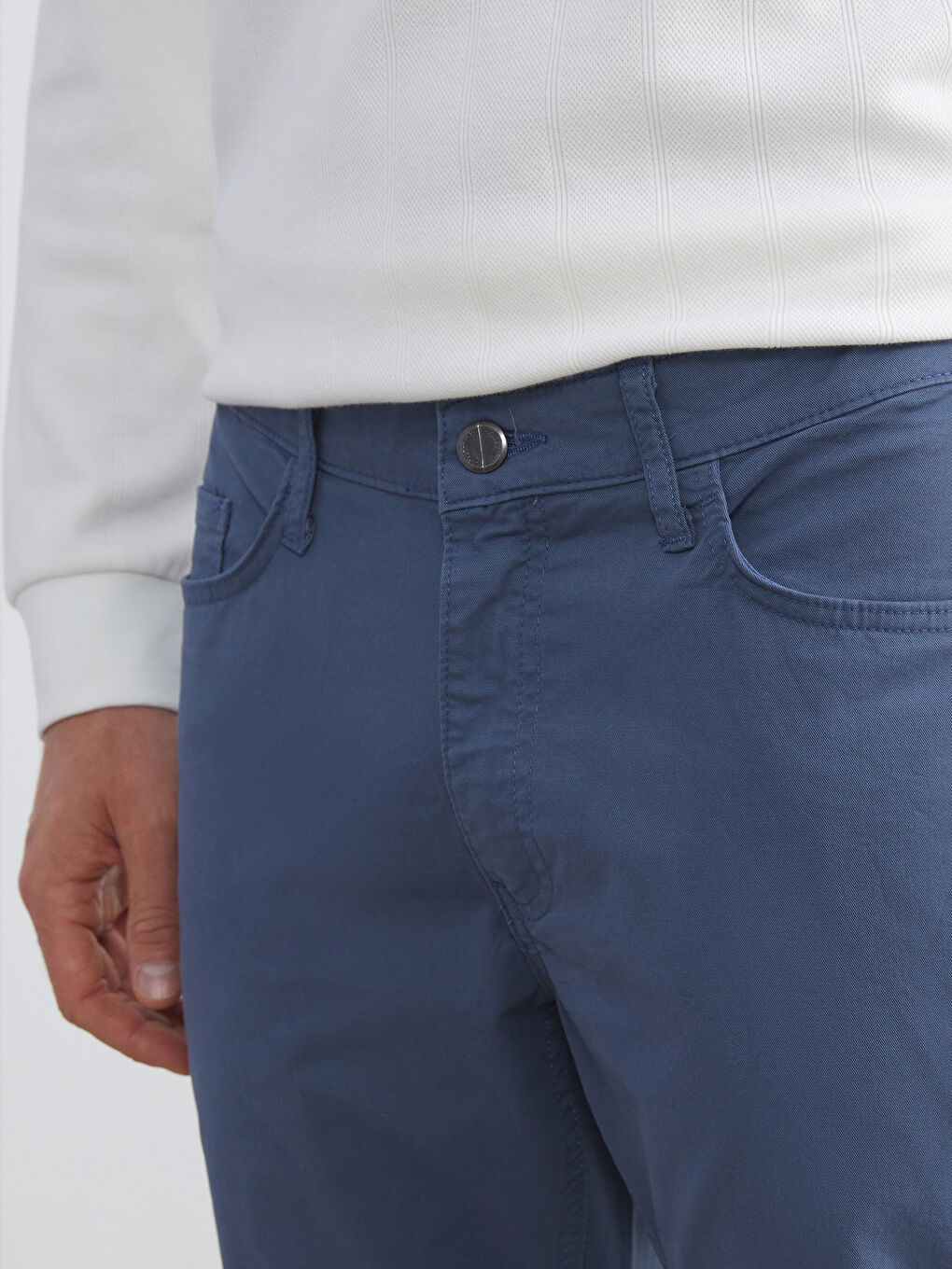 Mavi Standart Kalıp Gabardin Erkek Chino Pantolon-2