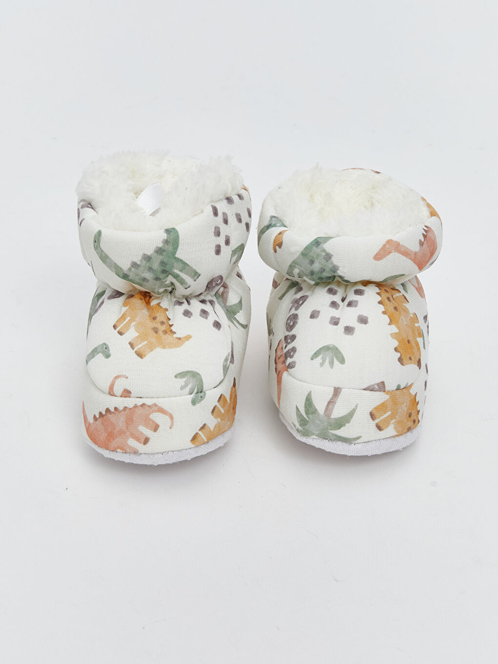 Beyaz Erkek Bebek Ev Botu Panduf-2