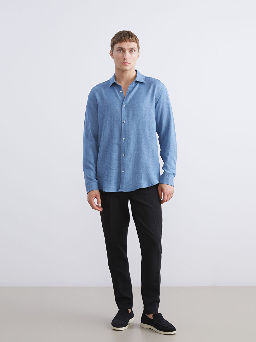 Siyah Slim Fit Erkek Pantolon