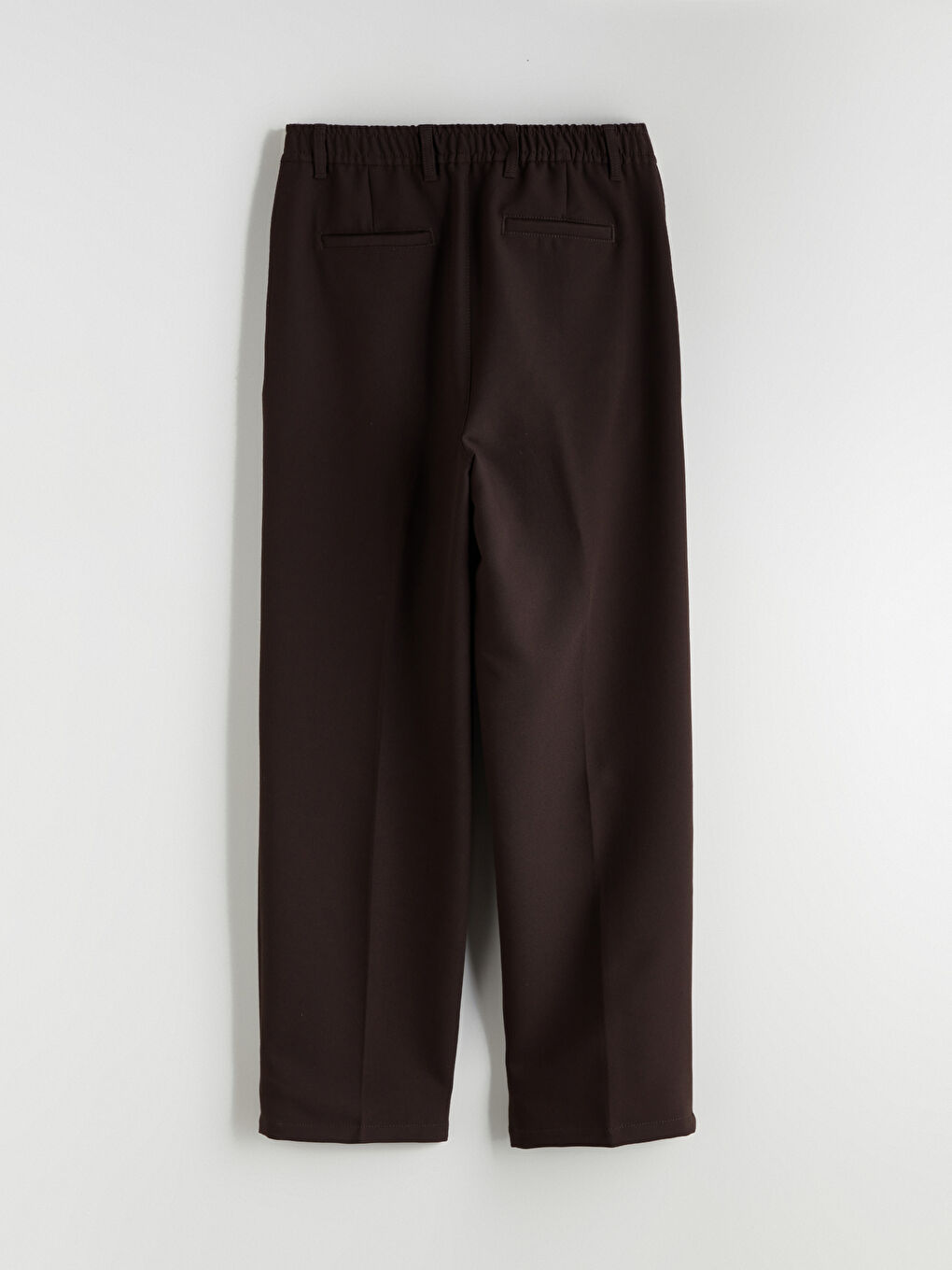 Kahverengi Rahat Kalıp Erkek Pantolon-5