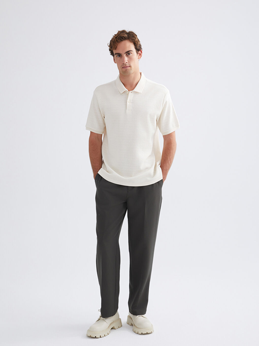 Haki Rahat Kalıp Erkek Pantolon