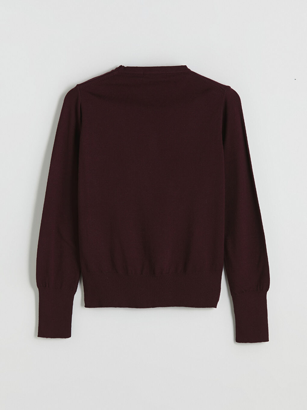 Mürdüm Bisiklet Yaka Kadın Triko Kazak-5