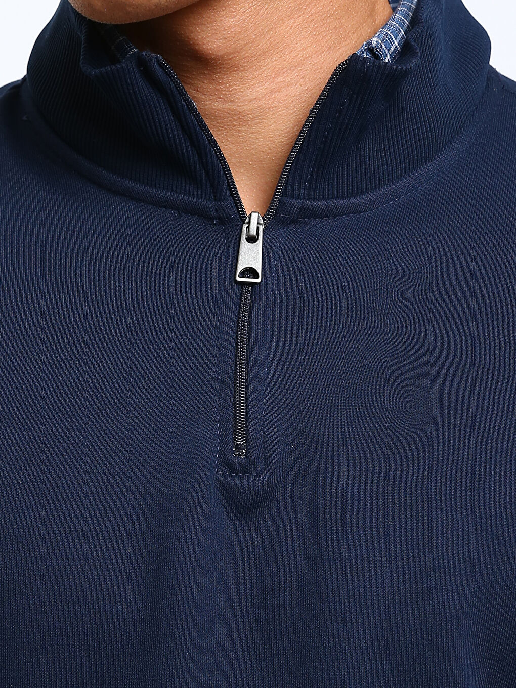 سويت شيرت ياقة قمع للرجال-2