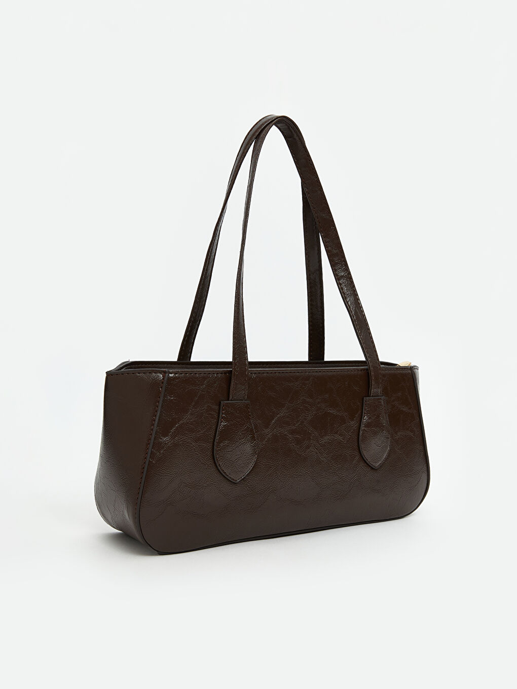 Leather-Look Women's Shoulder Bag-4