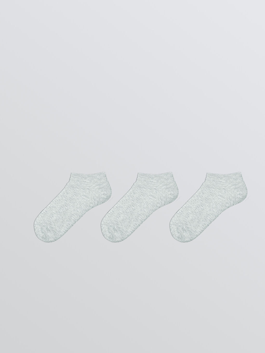 Women's Plain Sneaker Socks 3-Pack
