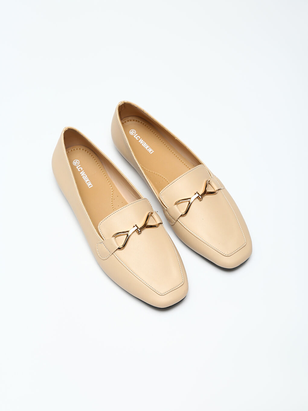 Faux Leather Women's Loafer Shoes-1