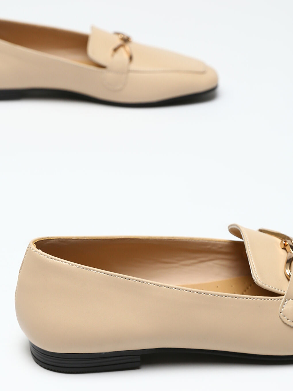 Faux Leather Women's Loafer Shoes-8