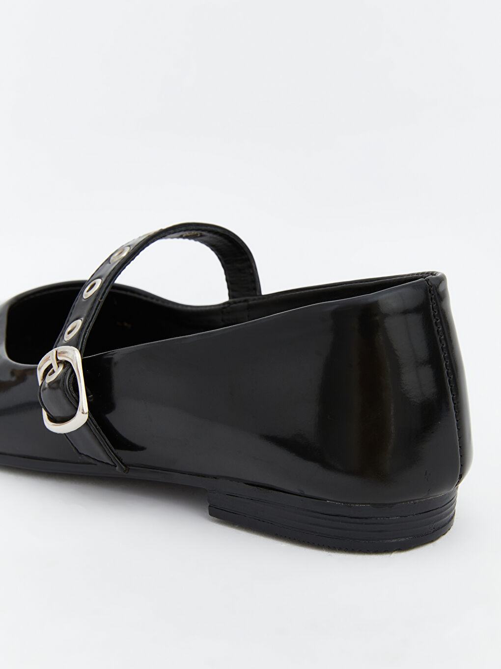 Shiny Faux Leather Women's Ballet Flats-4