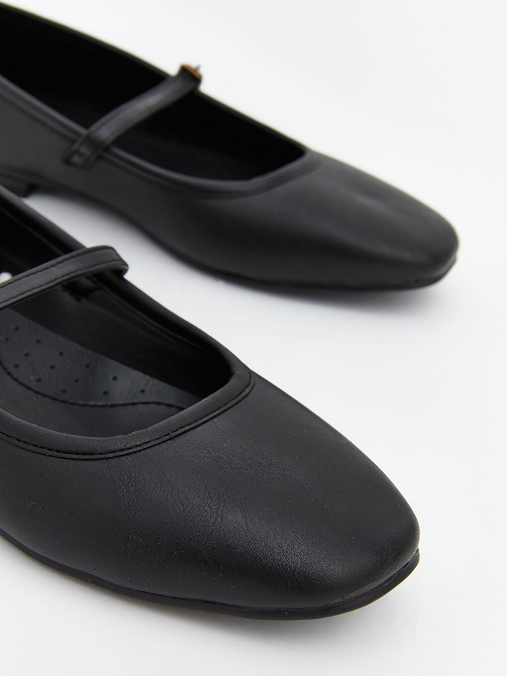 Faux Leather Women's Ballet Flats-2