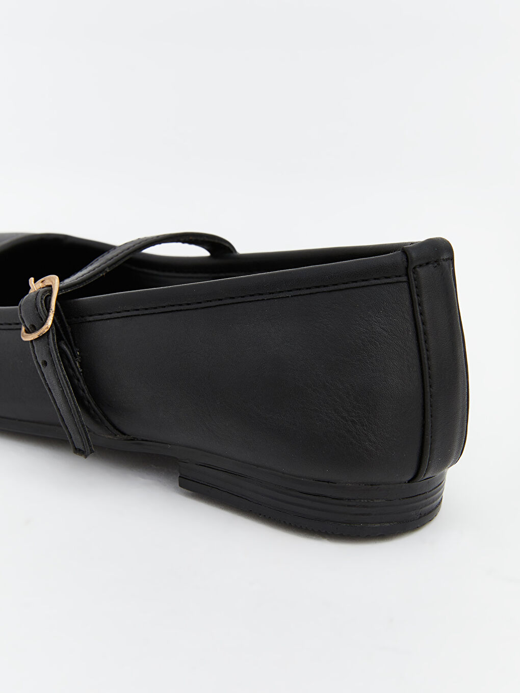 Faux Leather Women's Ballet Flats-4
