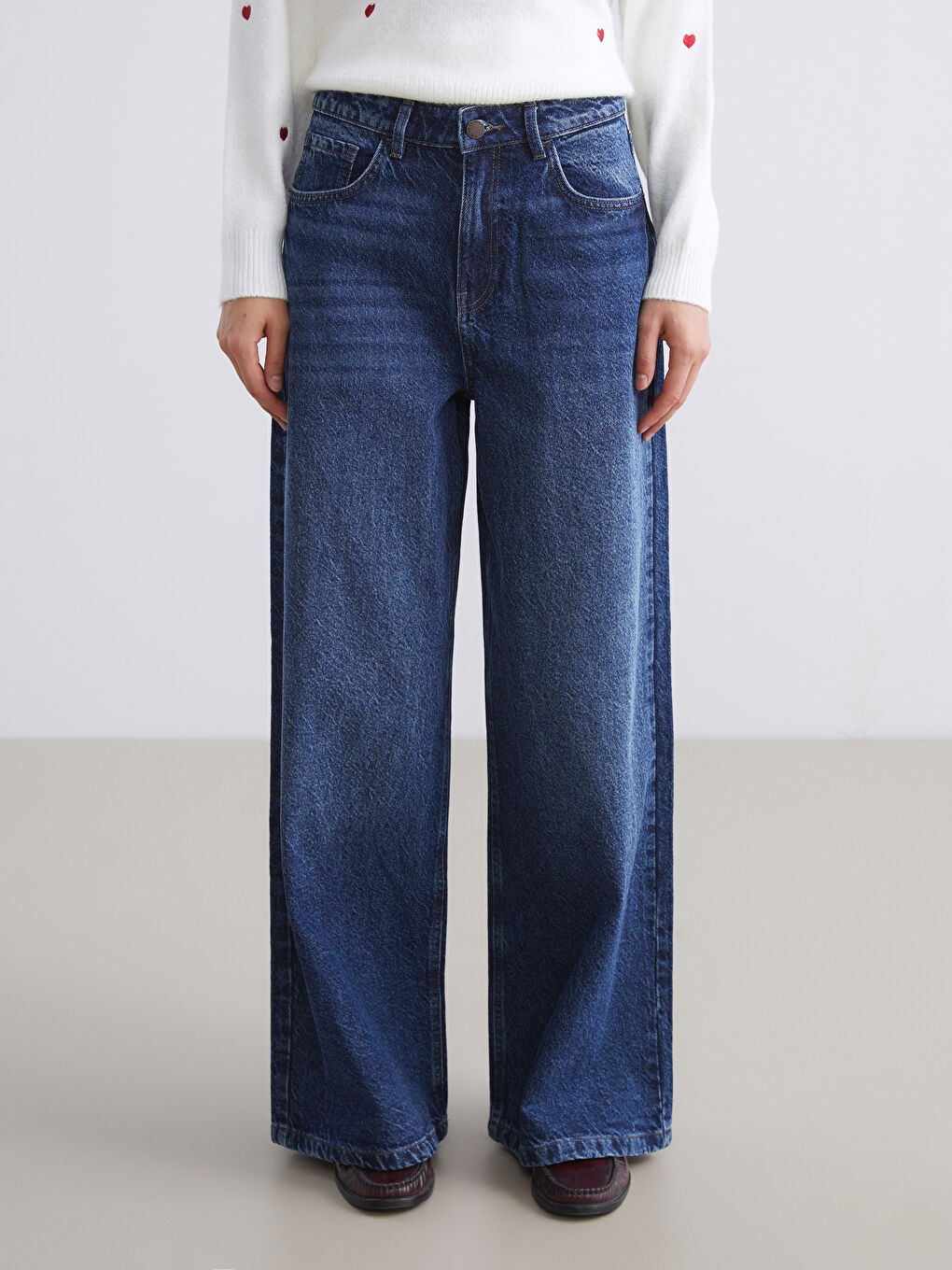 LCW Jeans Wideleg Women's Jeans -W5IU85Z8-309