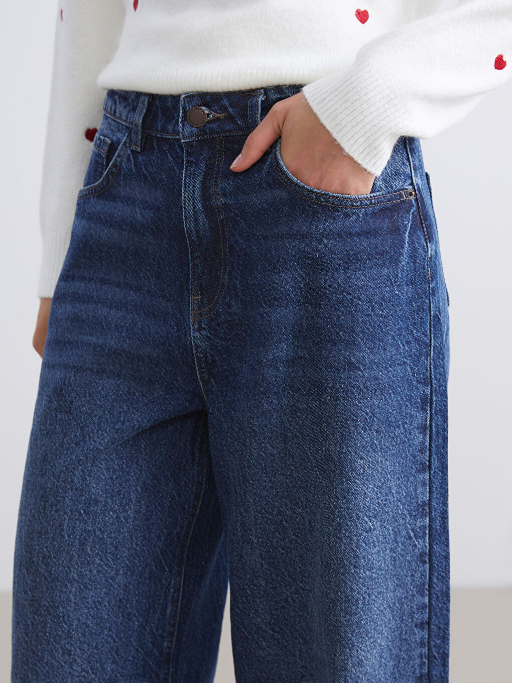 LCW Jeans Wideleg Women's Jeans -W5IU85Z8-309