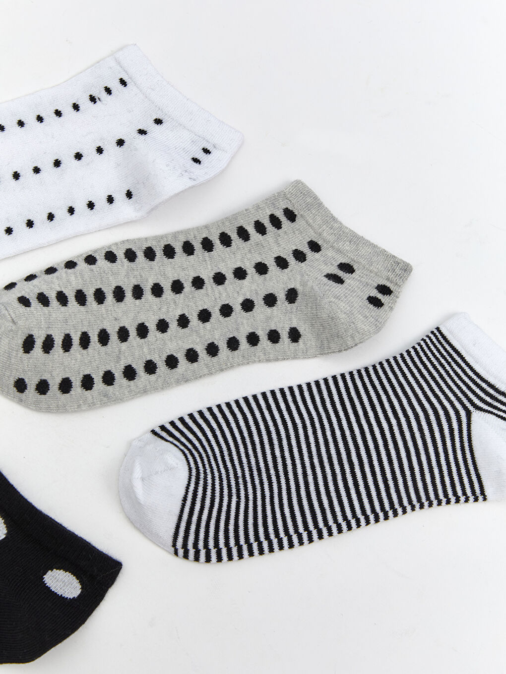 Patterned Women's Trainer Socks 5 Pack-1
