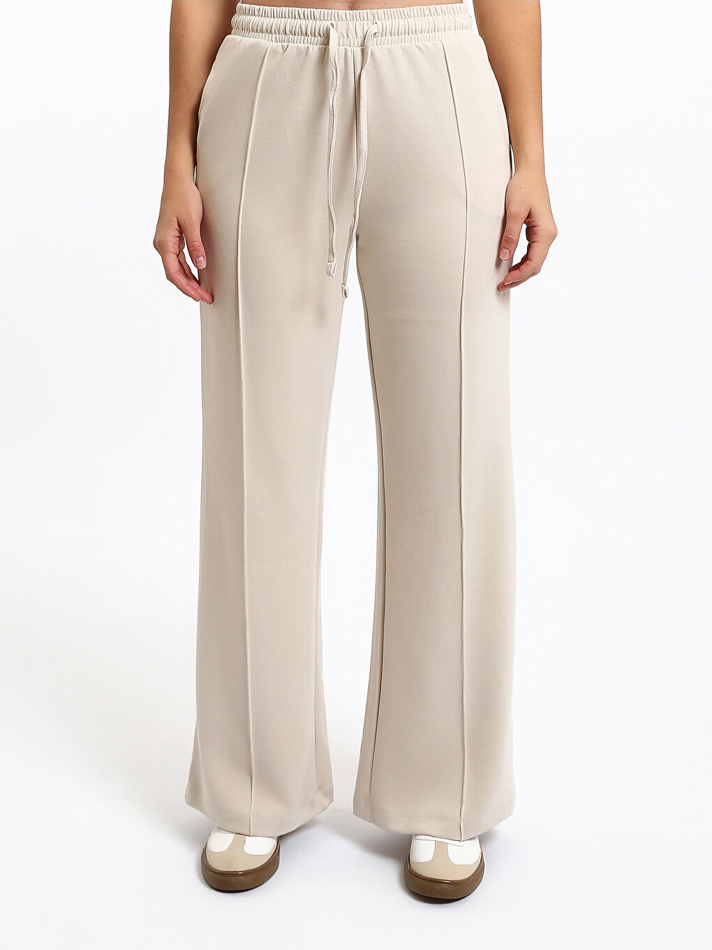 Women's Sweatpants with Elastic Waist-1