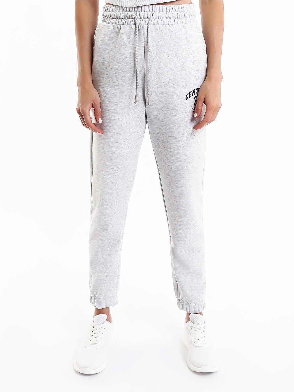 Elasticated Waist Women's Jogger Sweatpants-1
