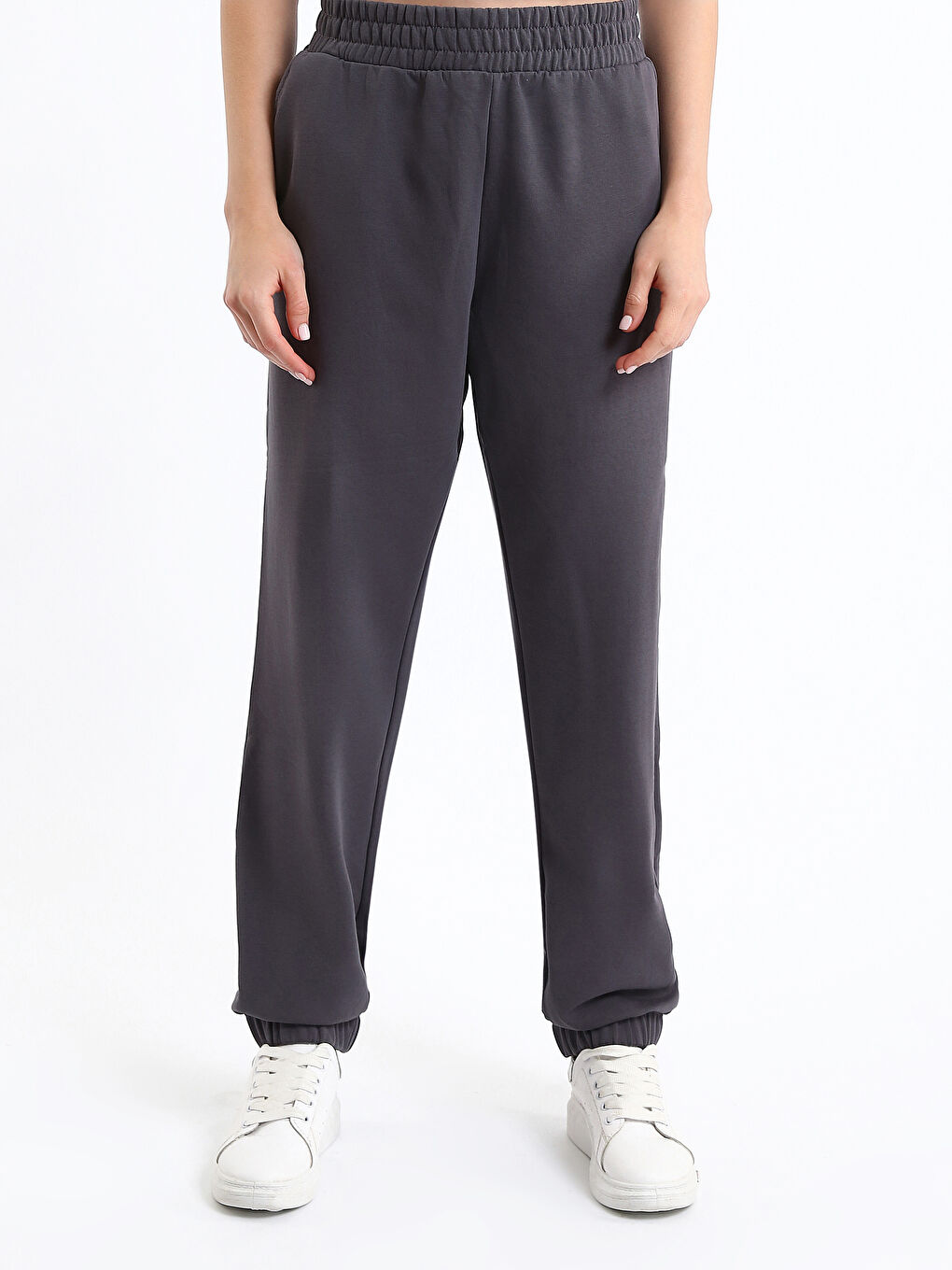 Elasticated Waist Women's Jogger Sweatpants-1