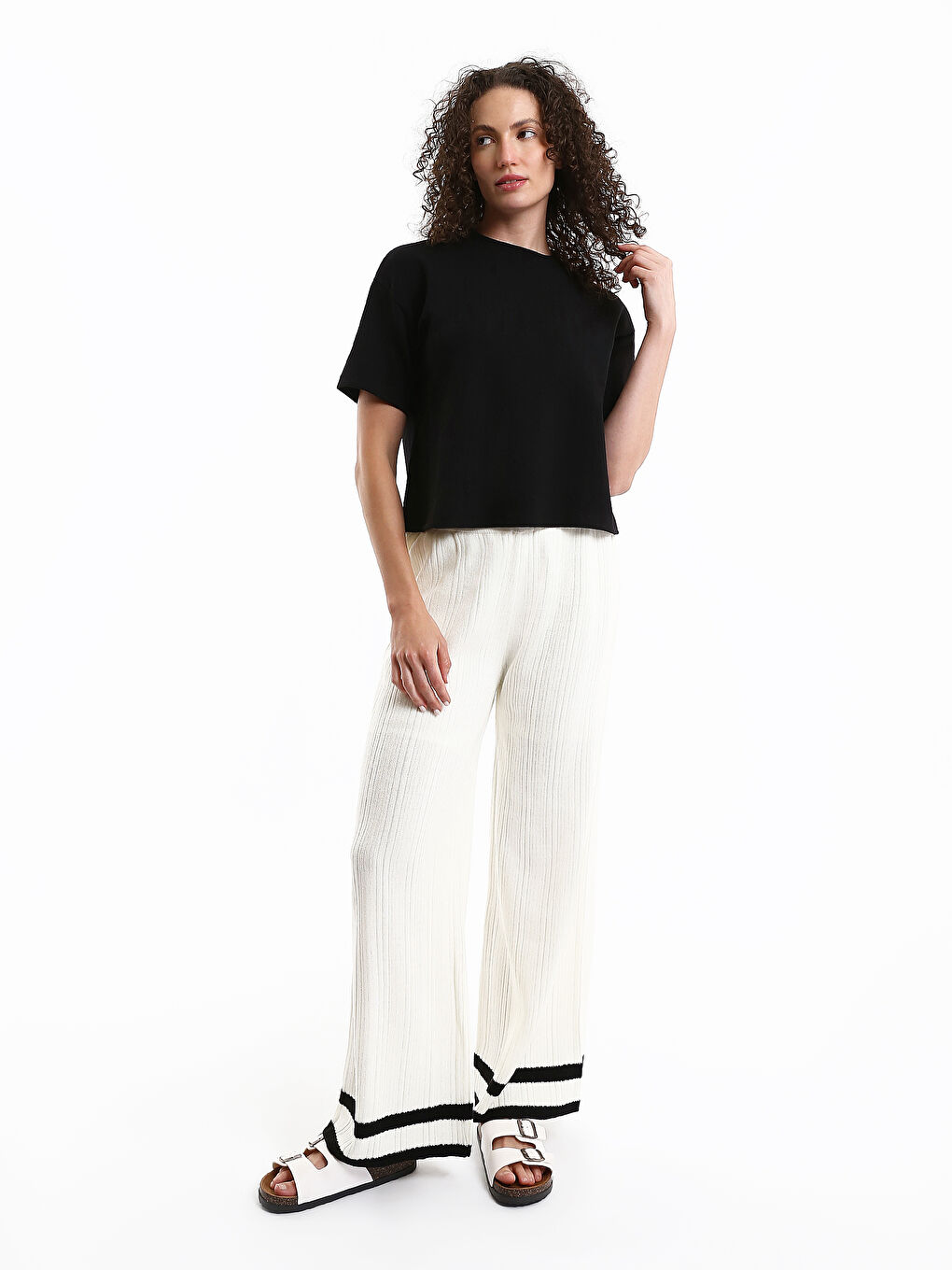 Crew Neck Women's T-Shirt-1