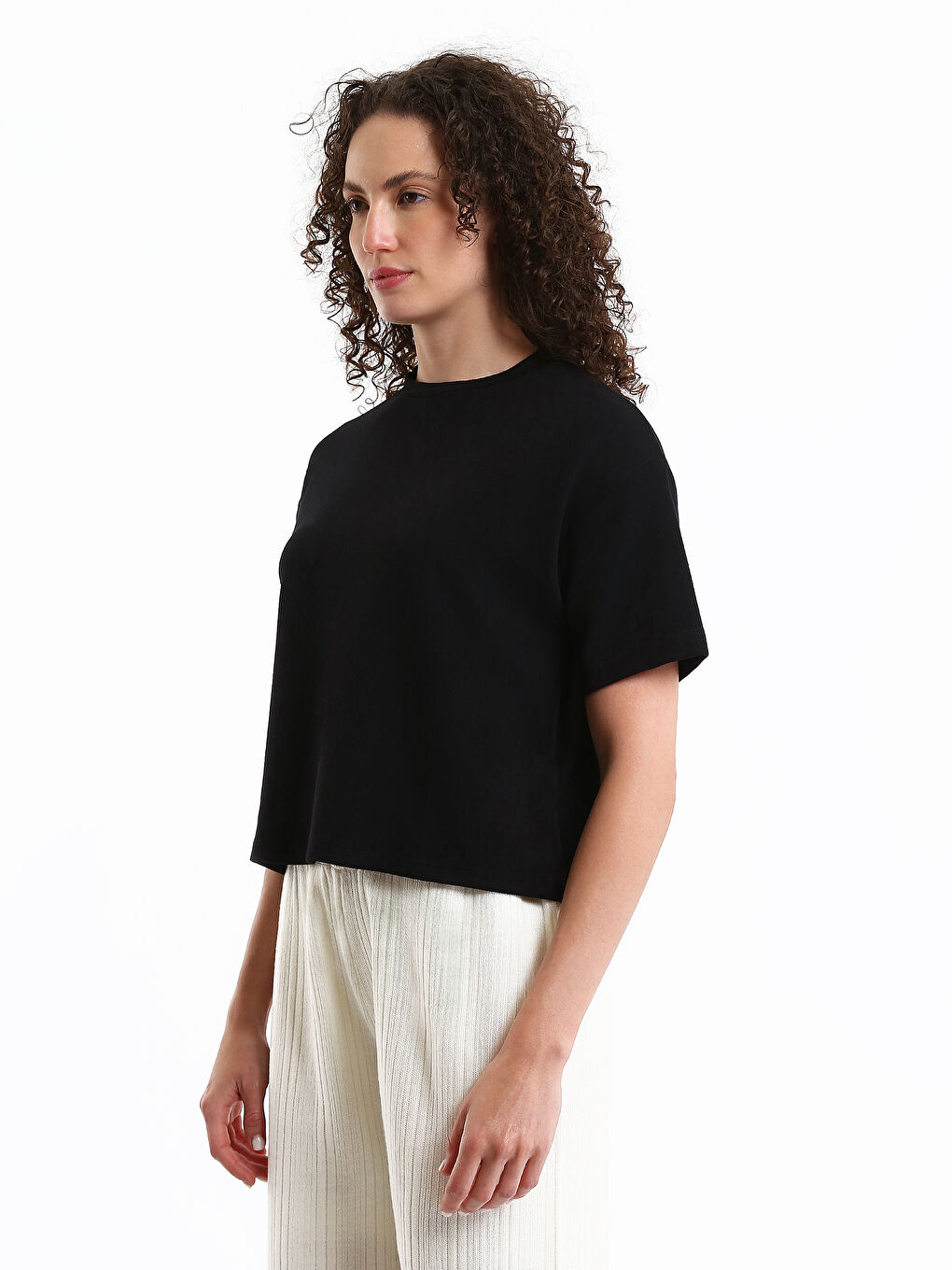 Crew Neck Women's T-Shirt-3