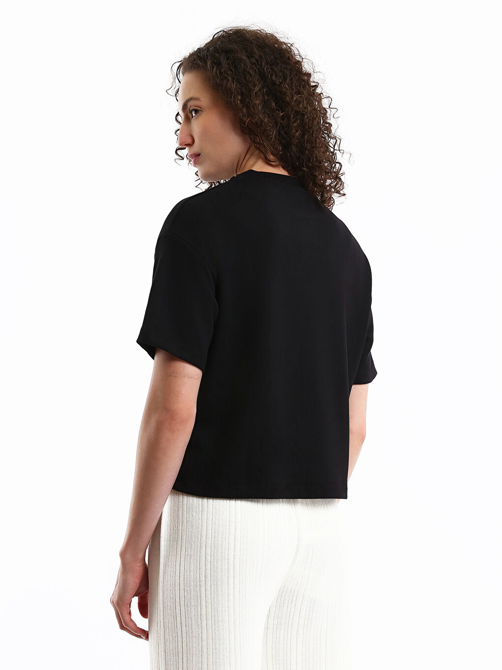 Crew Neck Women's T-Shirt-4