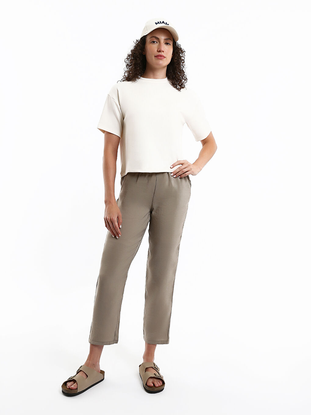 Crew Neck Women's T-Shirt-1