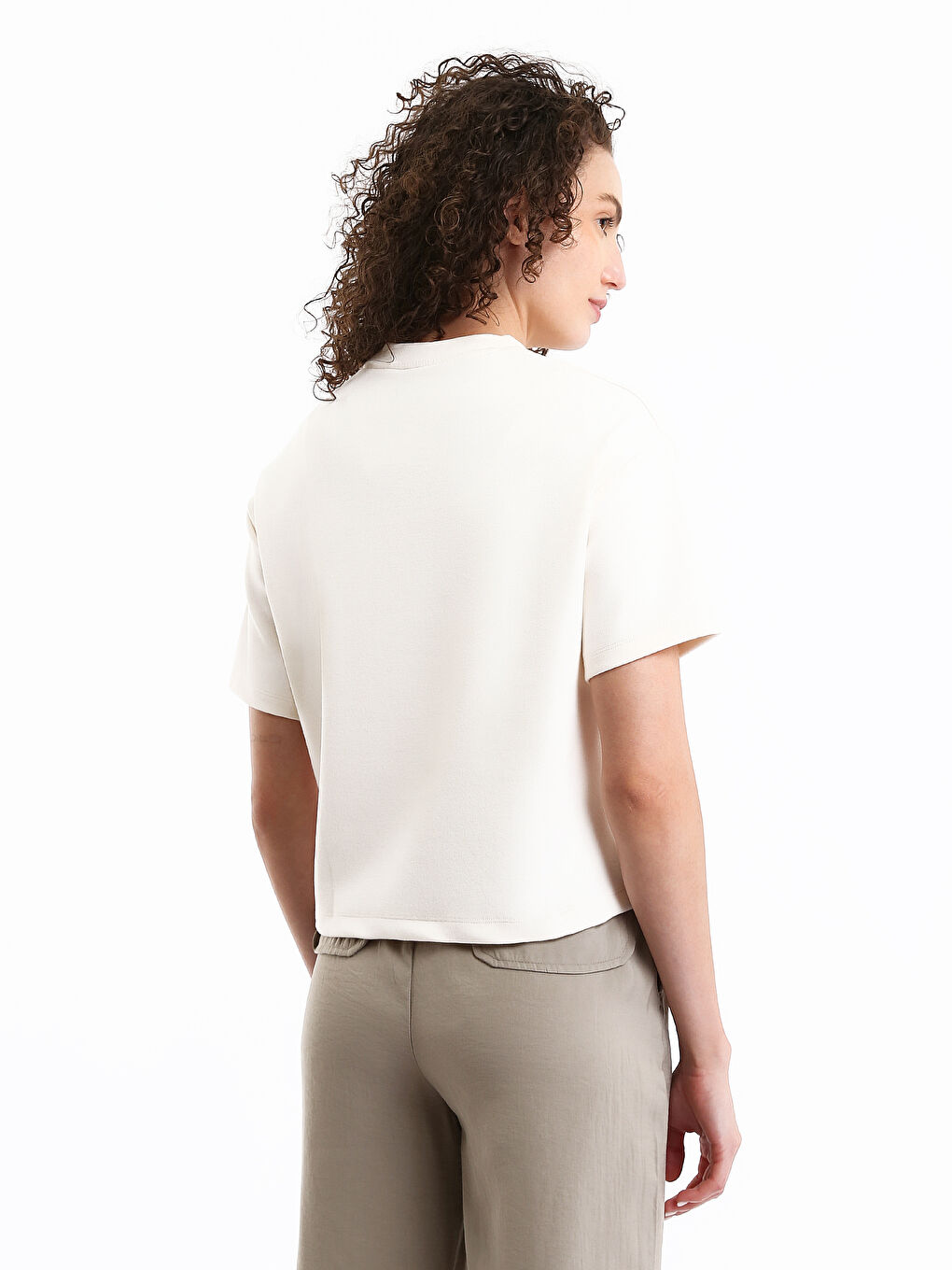 Crew Neck Women's T-Shirt-4