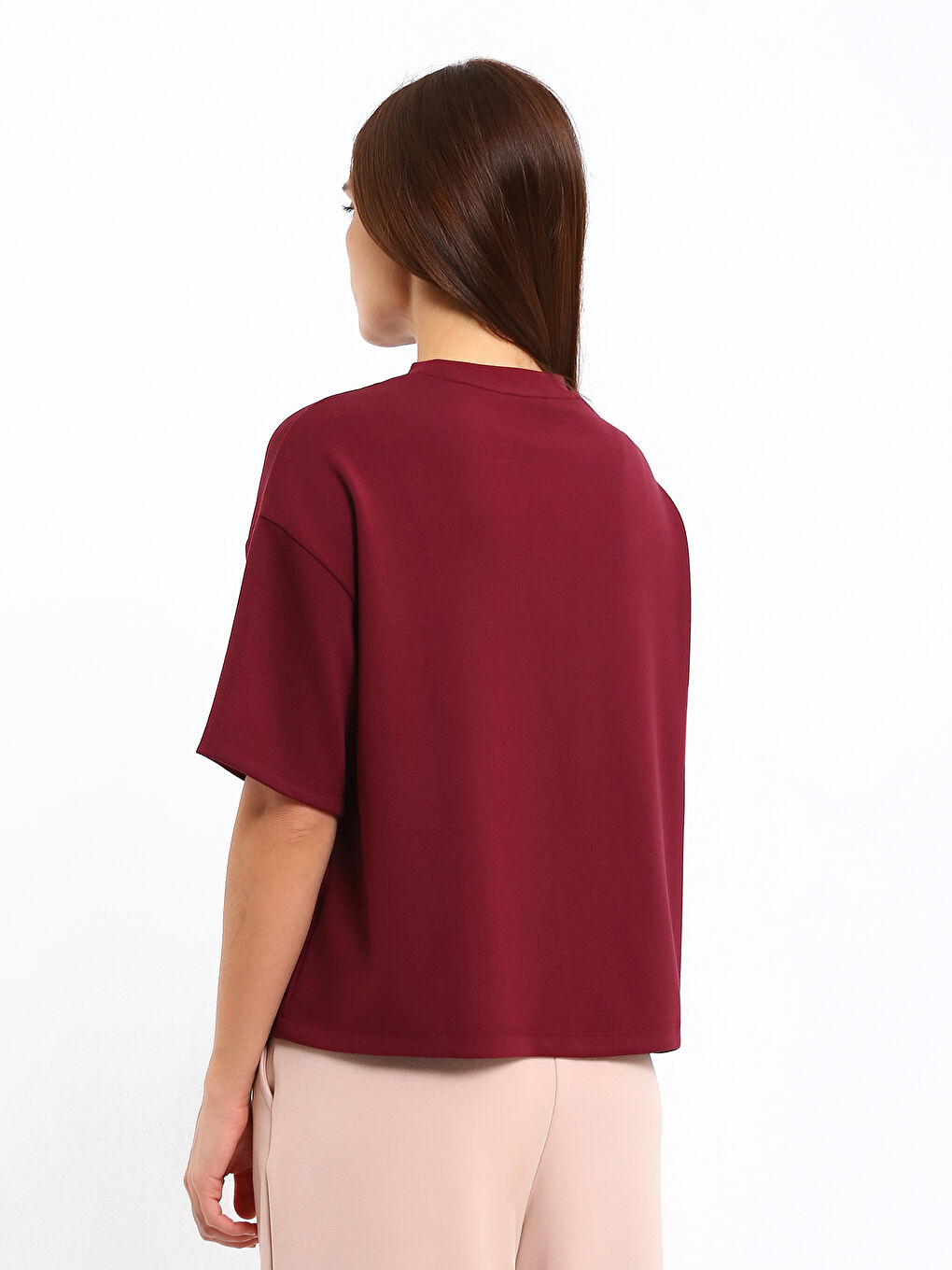 تيشيرت ياقة دائرية - نساء-4