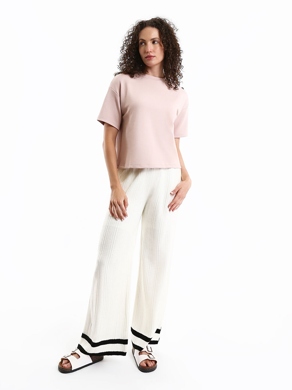 Crew Neck Women's T-Shirt-1