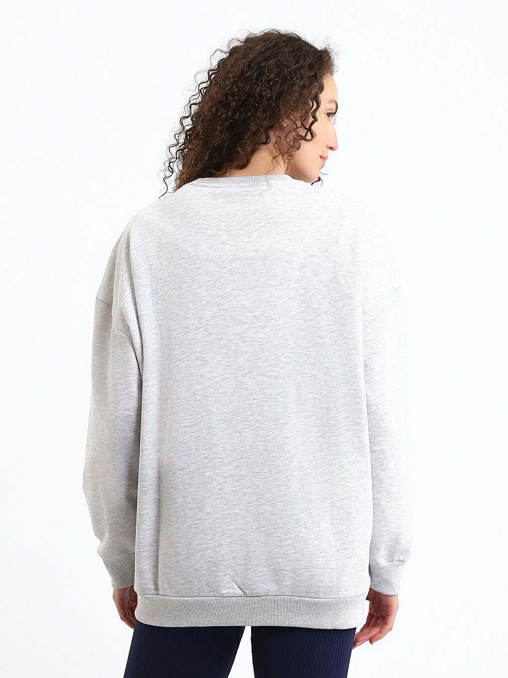Crew Neck Women's Sweatshirt-4