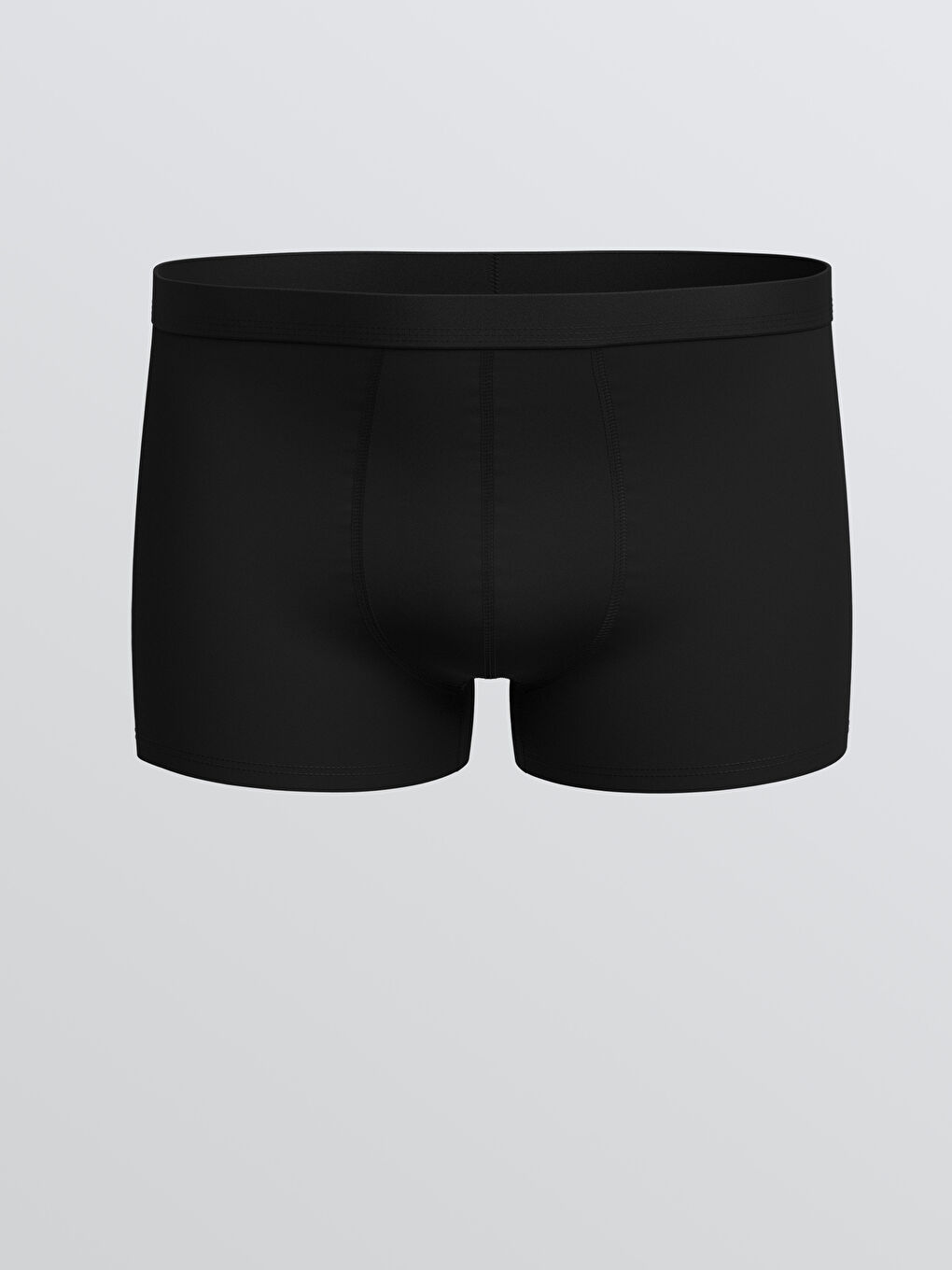 Gri Standart Kalıp Pamuklu Esnek Erkek Boxer 3'lü-3