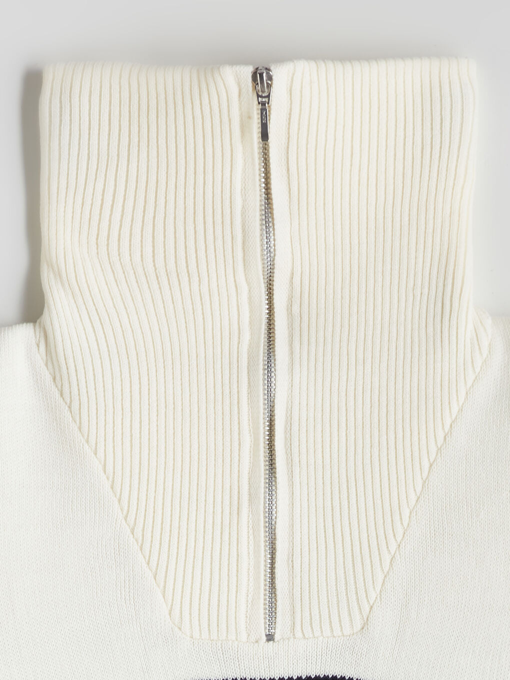 Polo Collar Striped Oversize Women's Knitwear Sweater-5