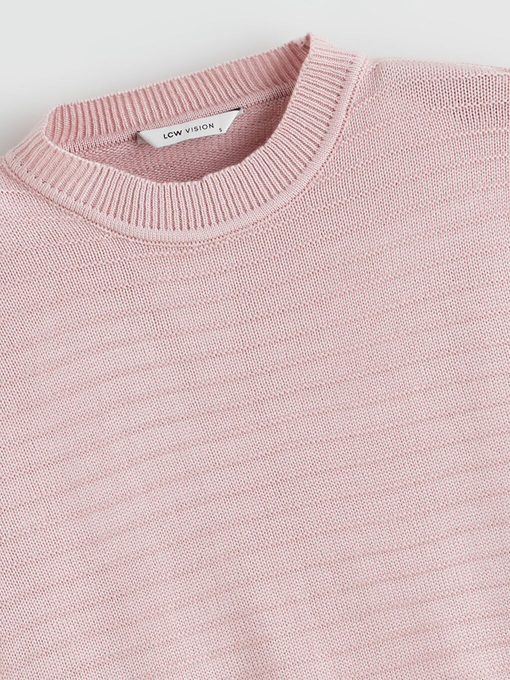 Crew Neck Hole-Knitted Women's Knitwear Sweater-5