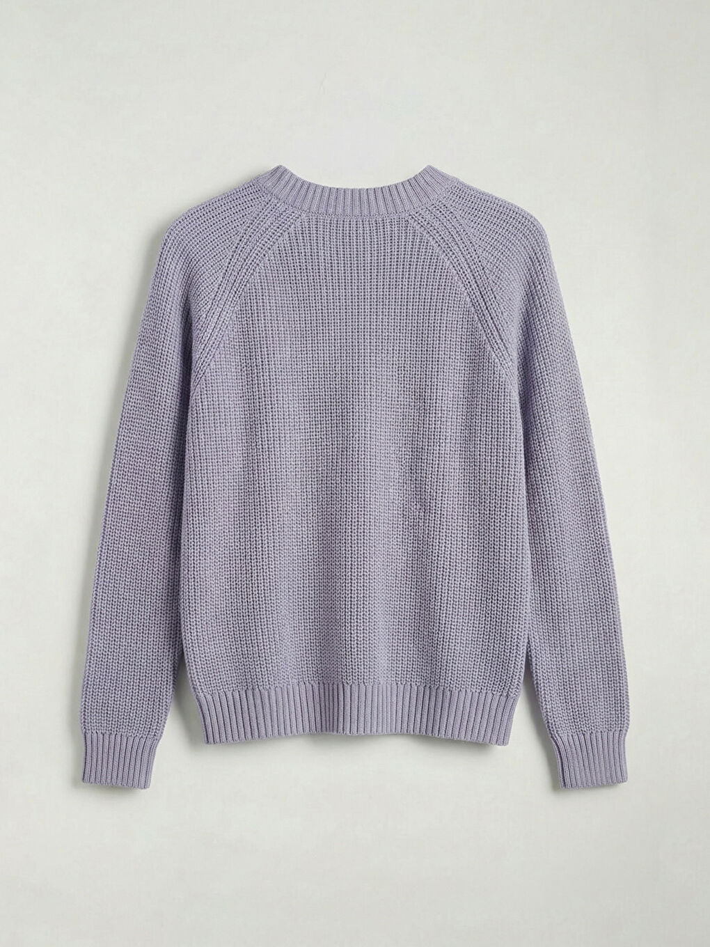 Lila Bisiklet Yaka Kadın Triko Kazak	-1