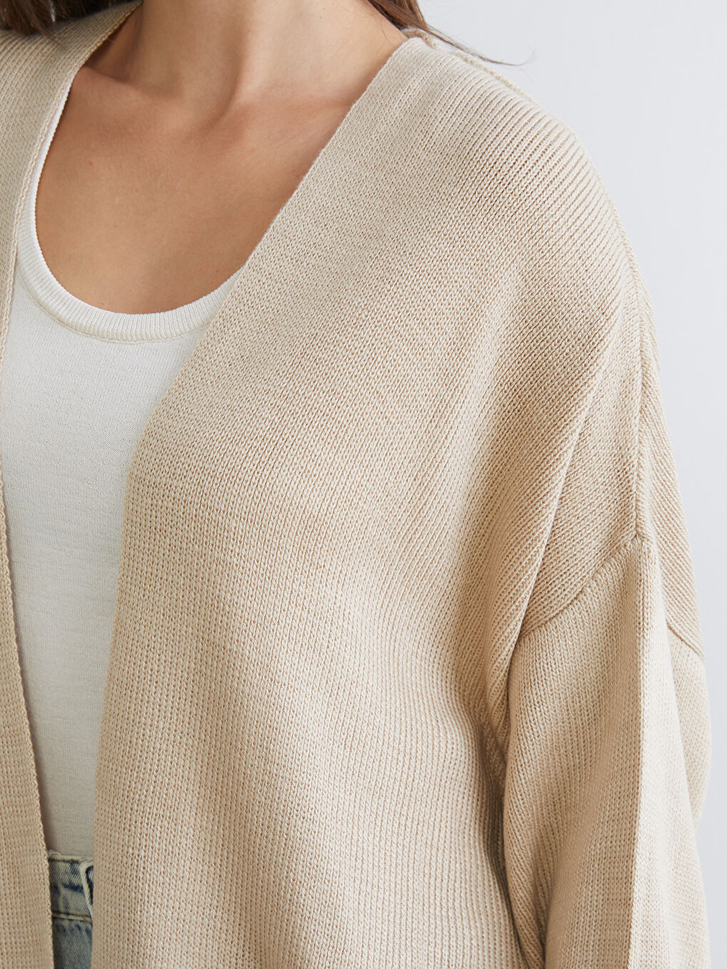 Shawl Collar Women's Knitwear Cardigan-2