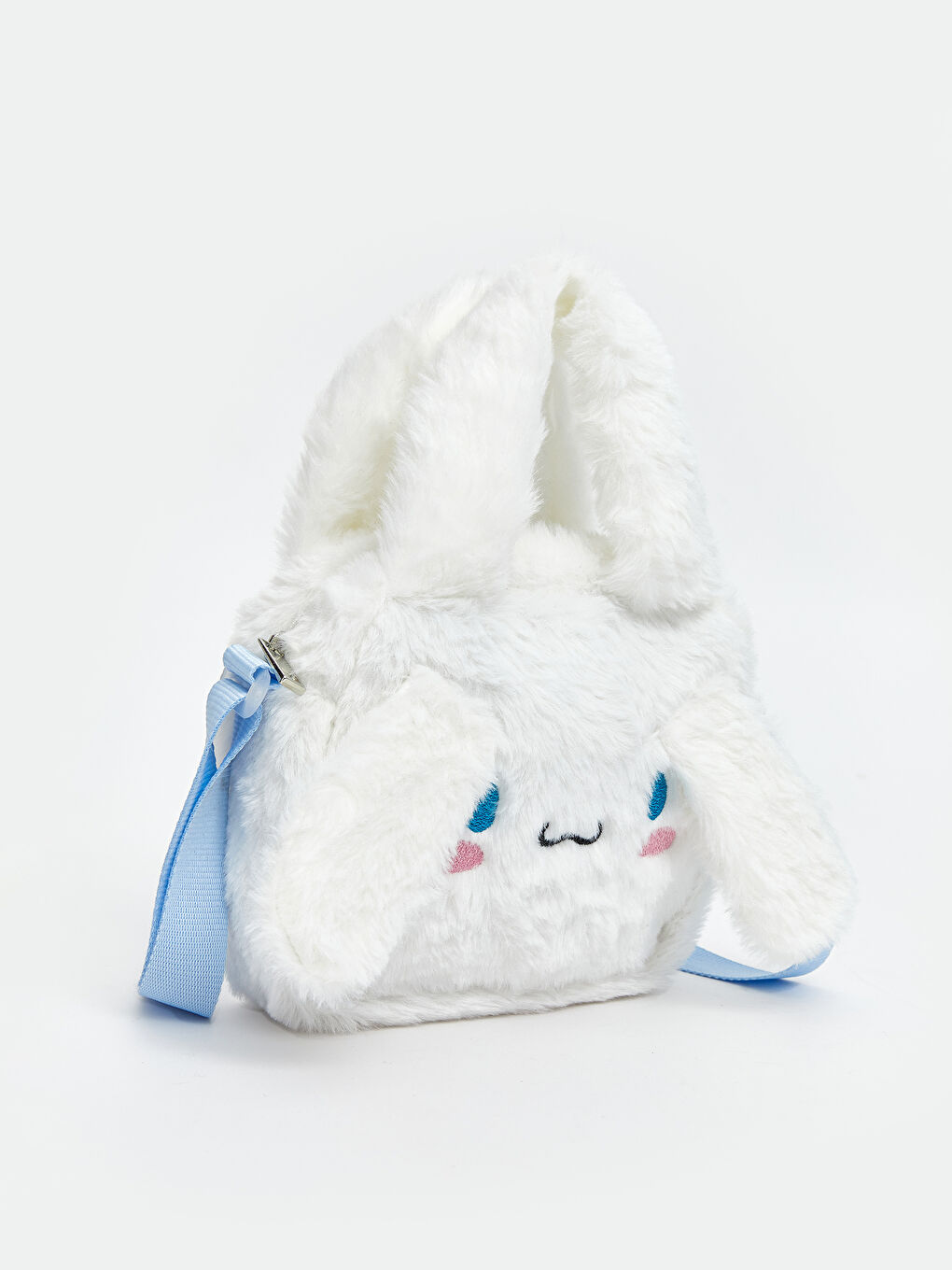 Beyaz Hayvan Figürlü Kız Çocuk Omuz Çantası-2