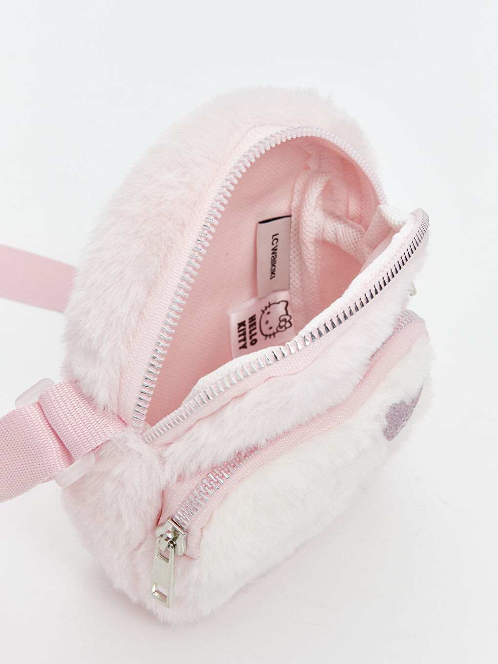 Pembe Hello Kitty Nakışlı Kız Çocuk Omuz Çantası-2