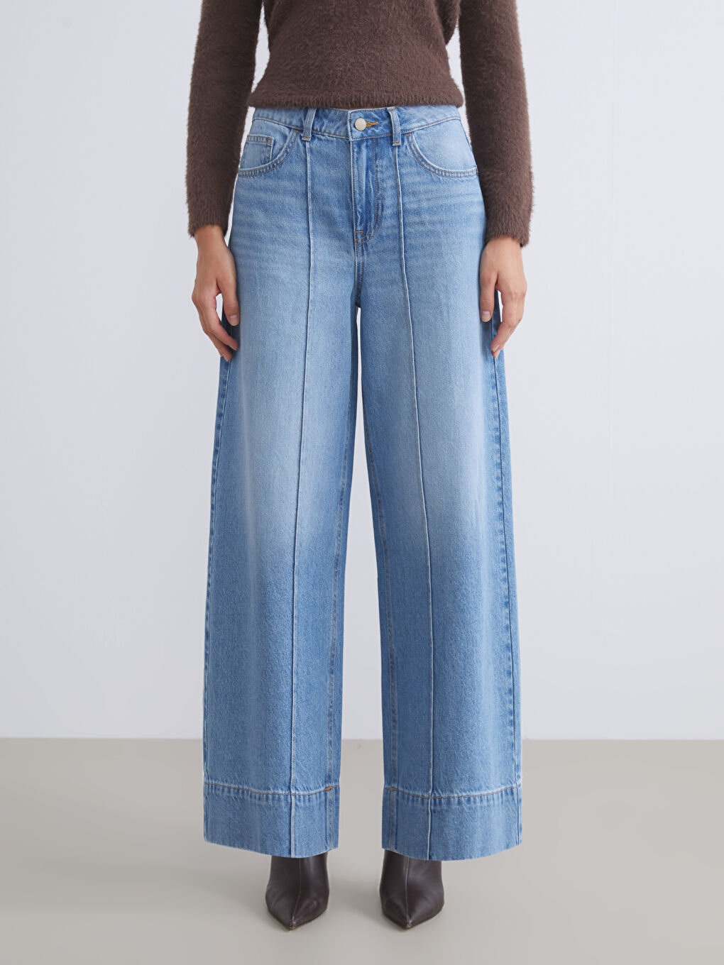 LCW Jeans Baggy Fit Women's Jeans -W5IV49Z8-JVU