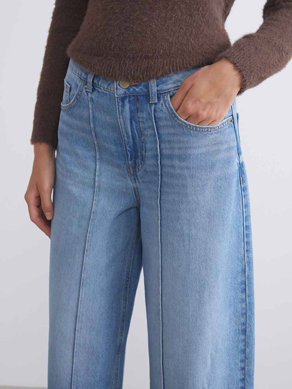 LCW Jeans Baggy Fit Women's Jeans -W5IV49Z8-JVU
