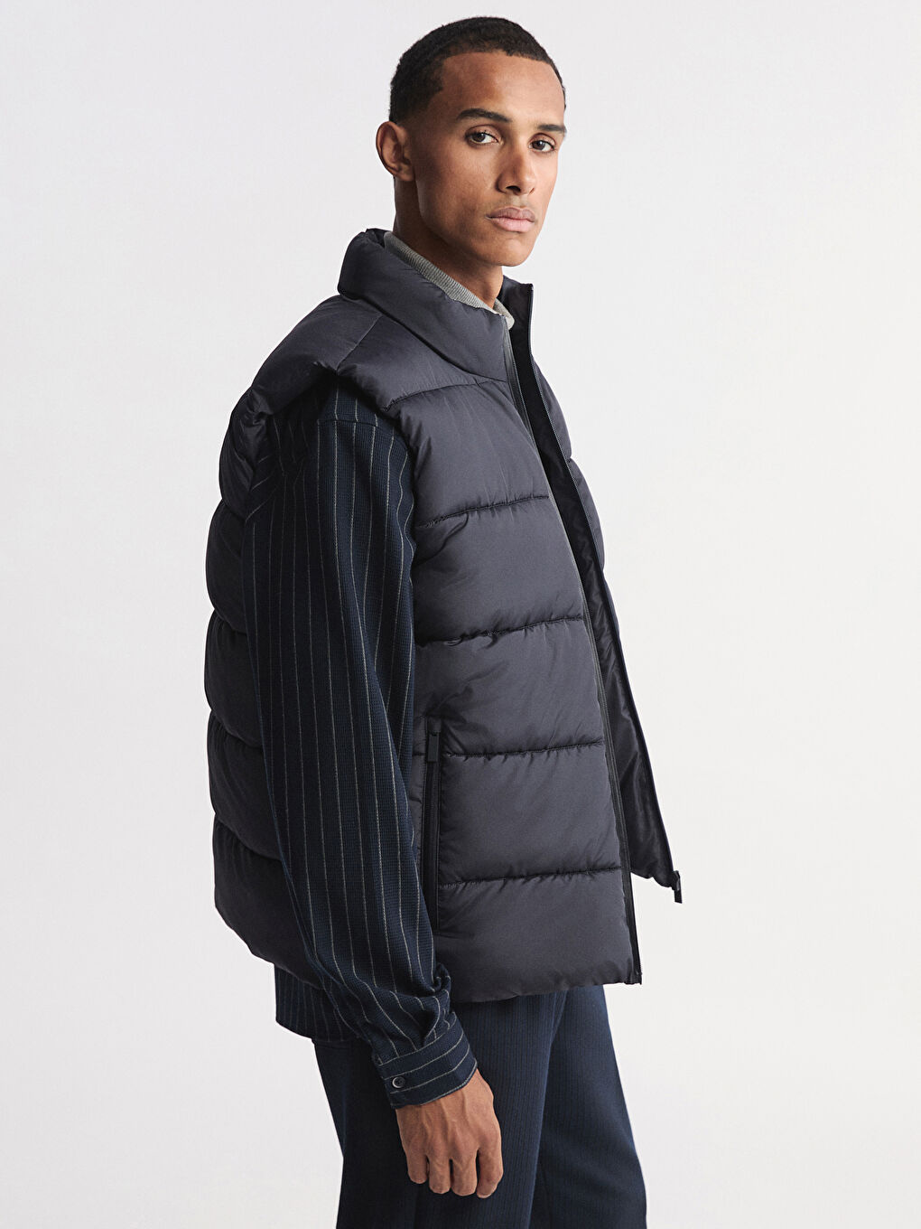 Man NAVY Puffer Gilet
