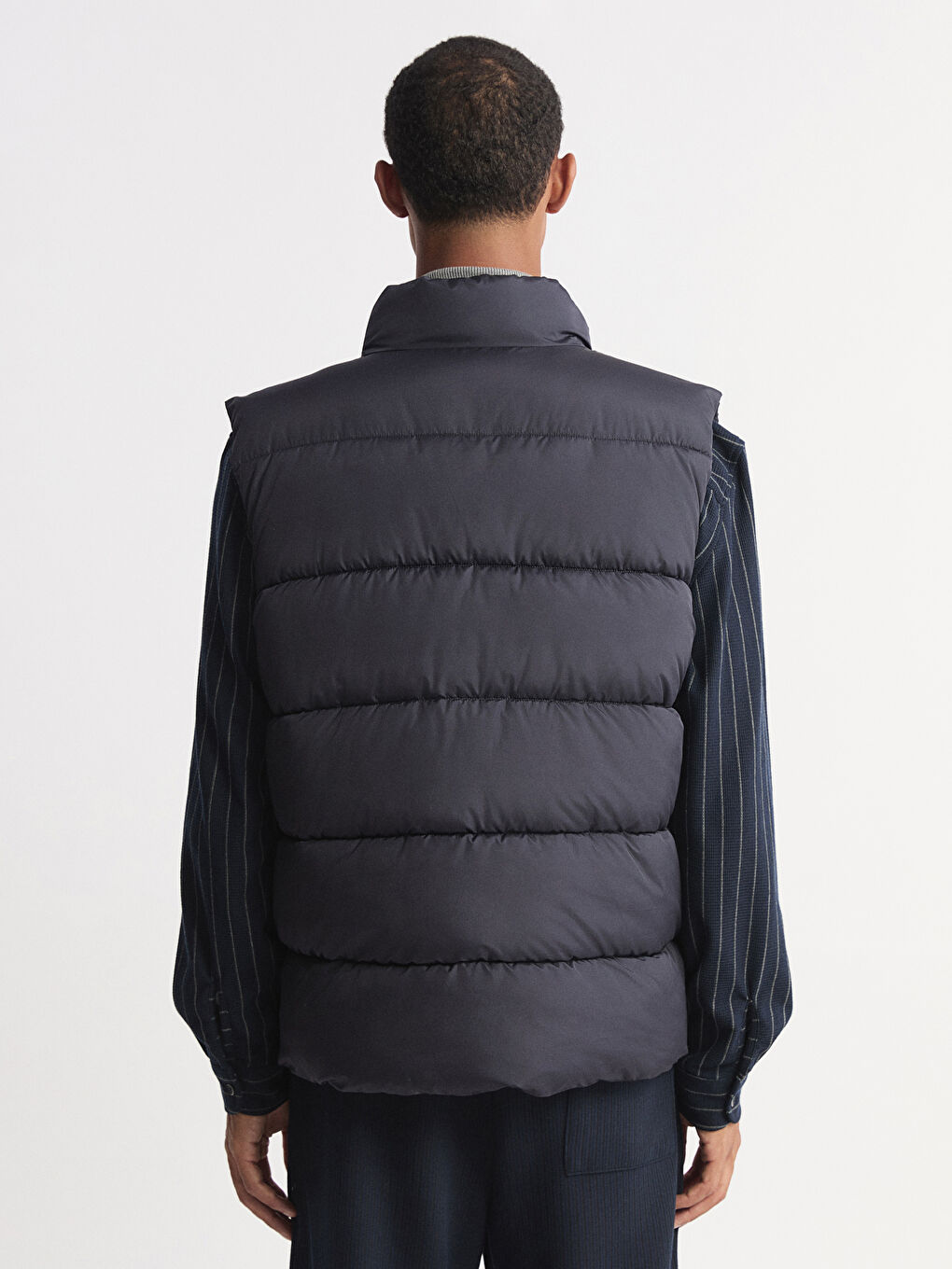 Man NAVY Puffer Gilet-5