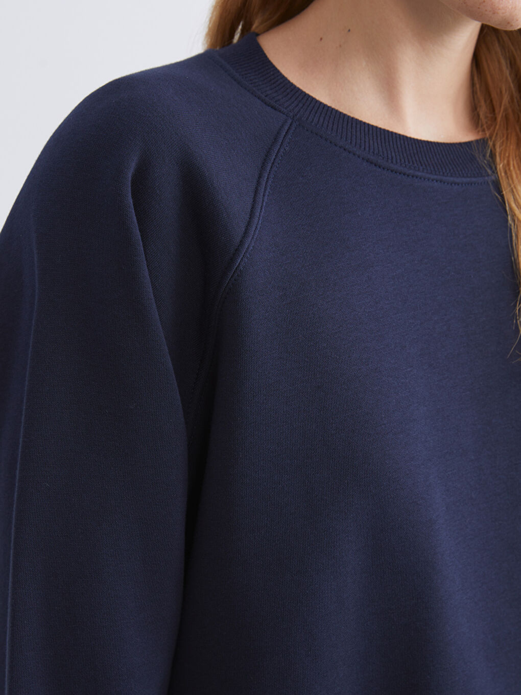 Crew Neck Women's Sweatshirt-2
