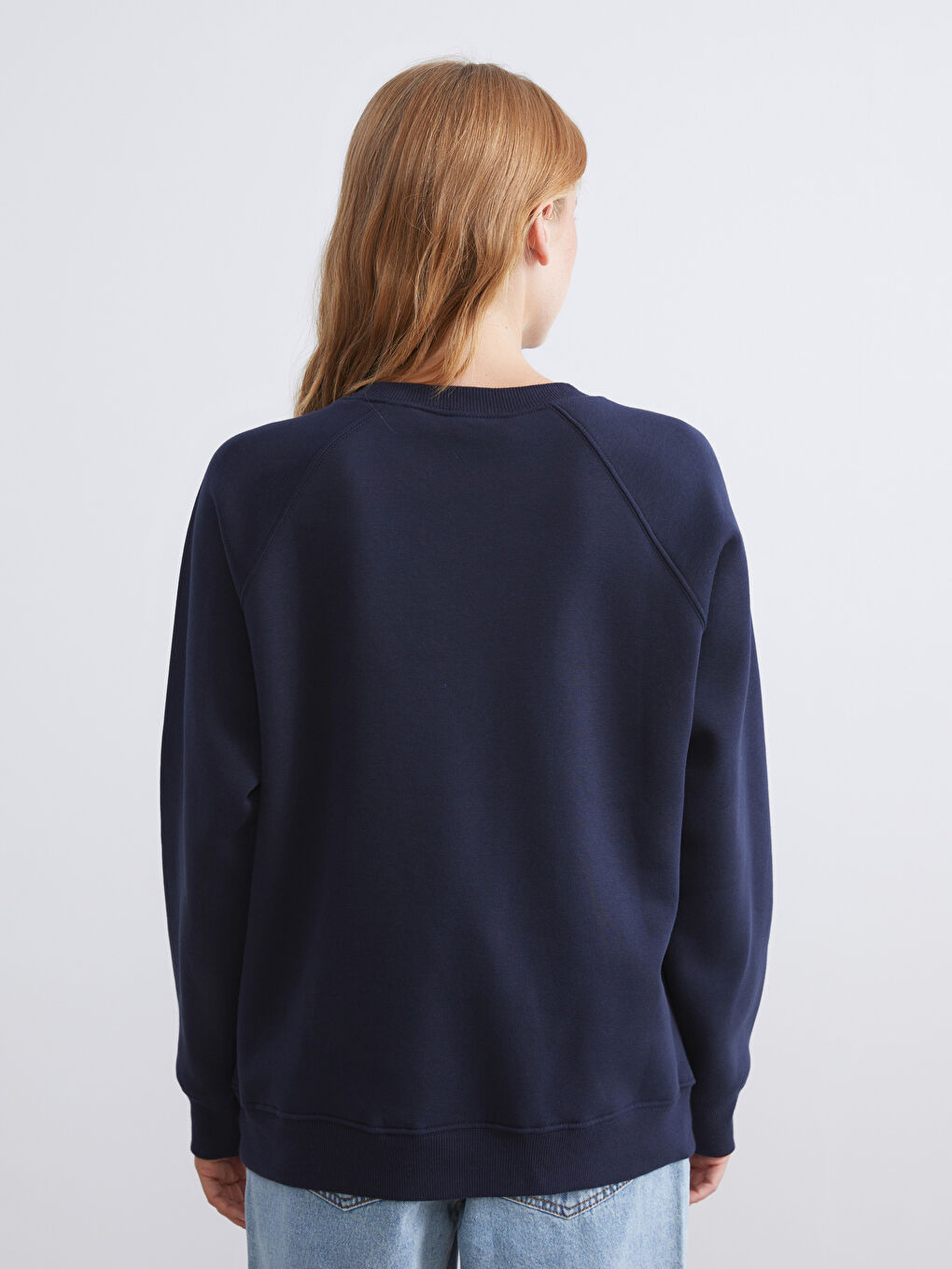 Crew Neck Women's Sweatshirt-3
