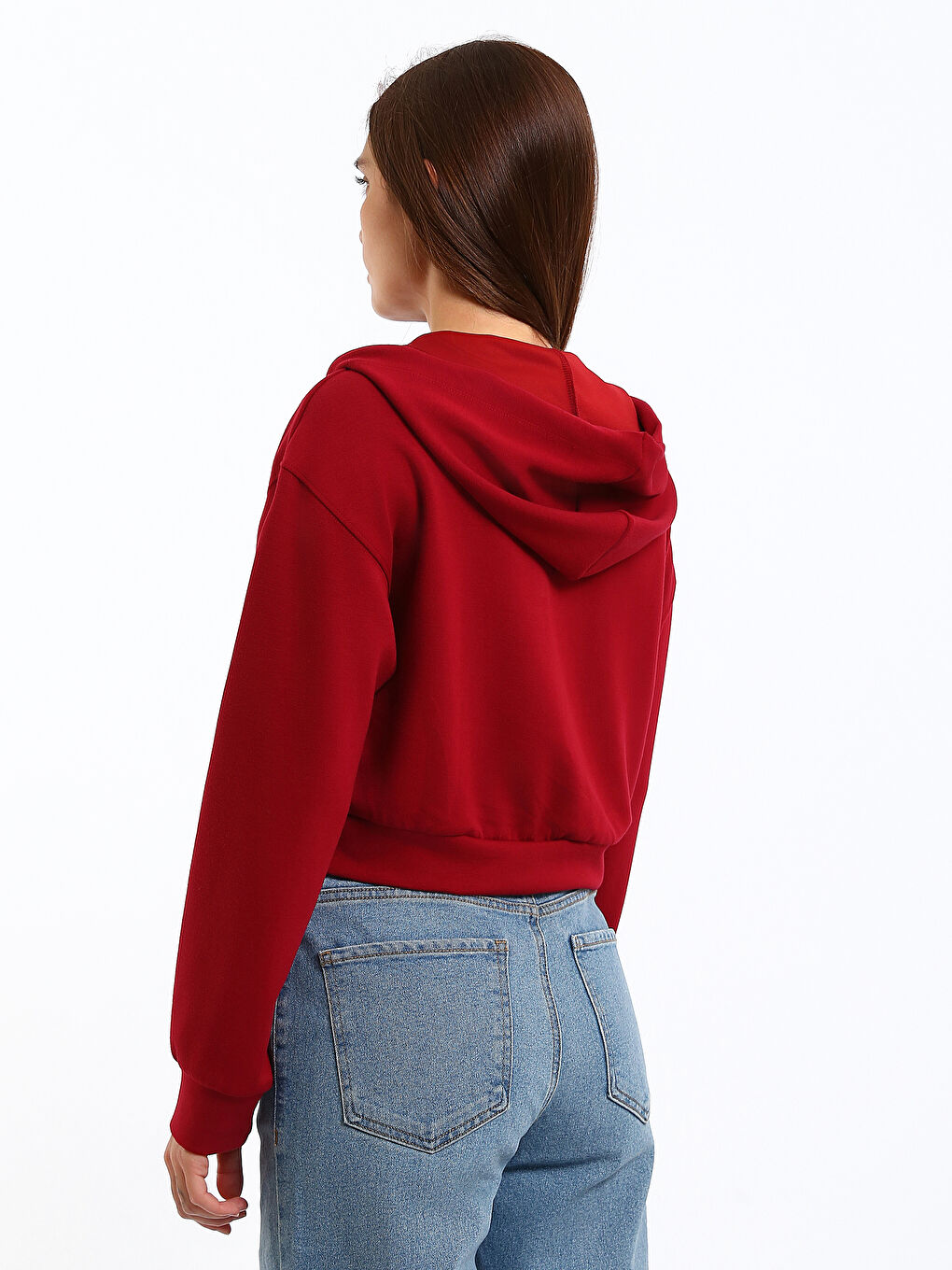 Zippered Women's Sweatshirt-4