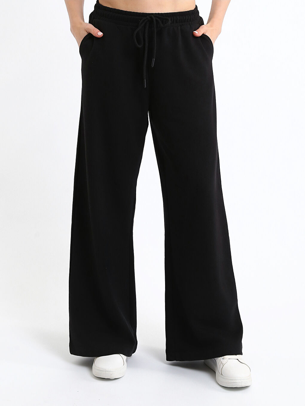 Women's Sweatpants with Elastic Waist-1