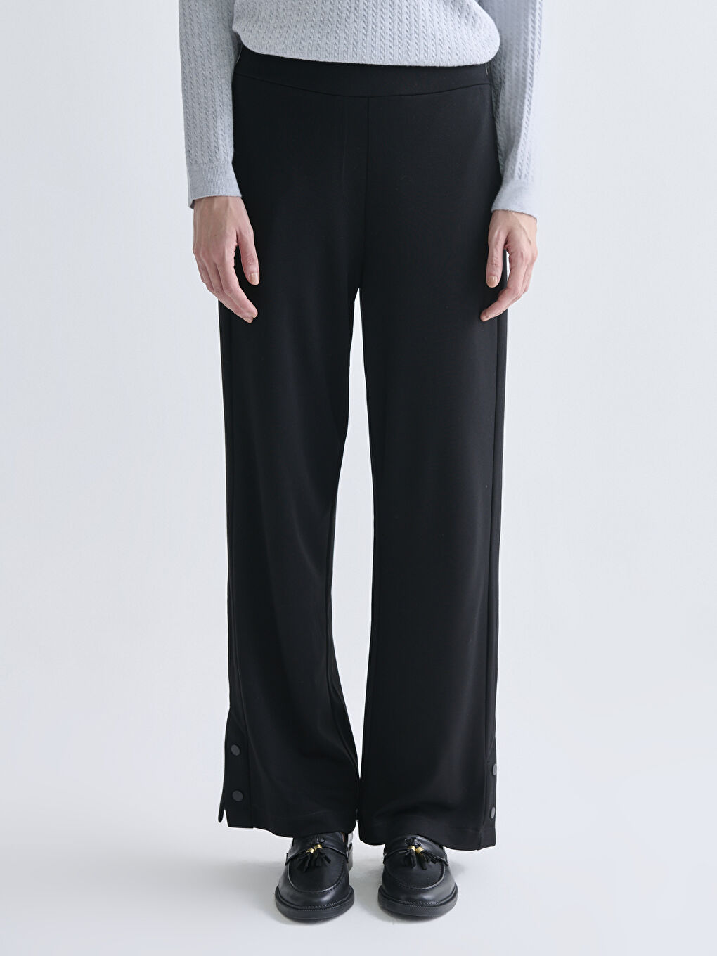 Elasticated Waist Women's Trousers-1