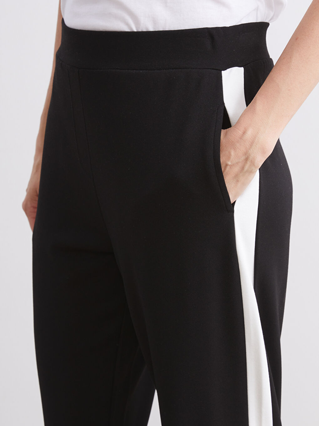 Elasticated Waist Women's Trousers-2