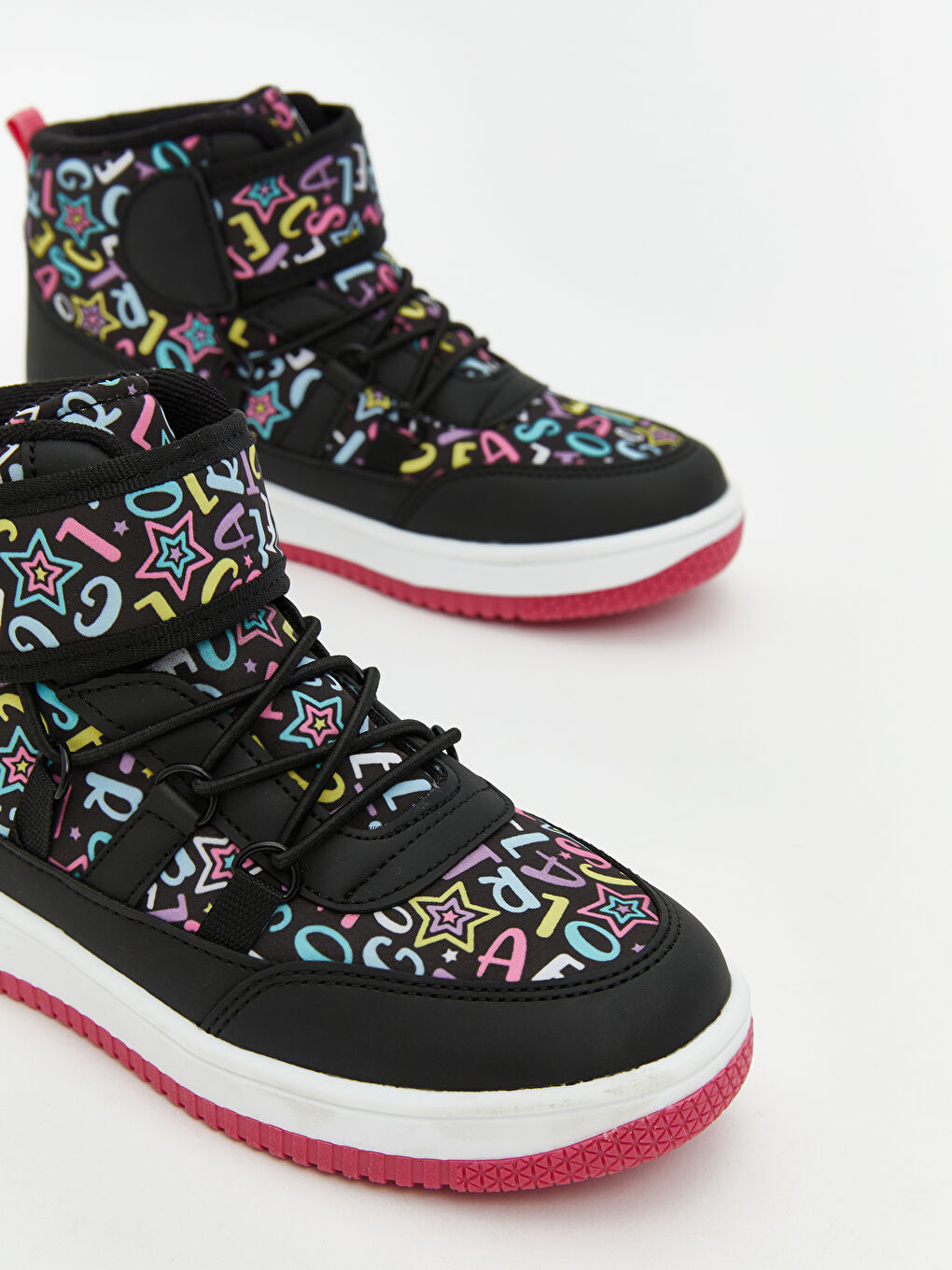 LCW STEPS Laces and Hook-and-Loop Ankle Boy Girls' Sports Shoes -W5IV97Z4-LQJ