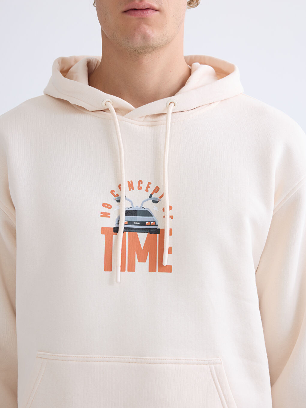 Printed Hooded Men's Sweatshirt-2